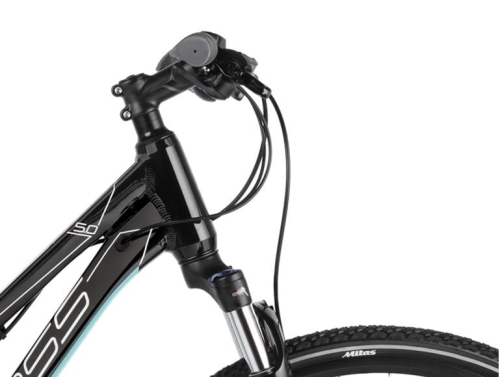 Kross Evado 5.0 2021 damski czarno-turkusowy połysk 1.jpg