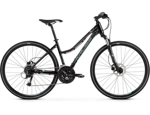 Kross Evado 5.0 2021 damski czarno-turkusowy połysk.jpg