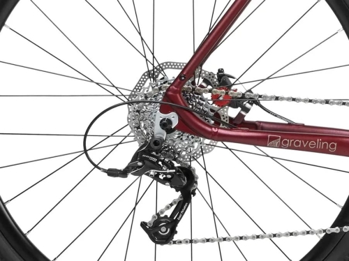 Romet Boreas 1 Lite 2023 bordowo-grafitowy 1.jpg