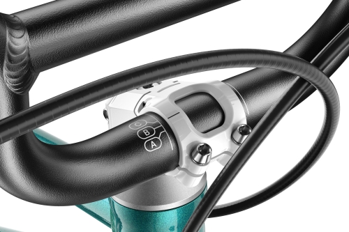 Rower woom GO 3 AUTOMAGIC metallic turquoise 06.jpg